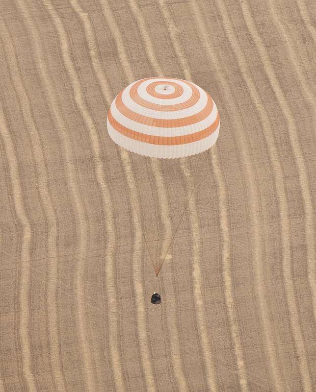 Soyuz Capsule Lands Safely With Russian-U.S. Crew